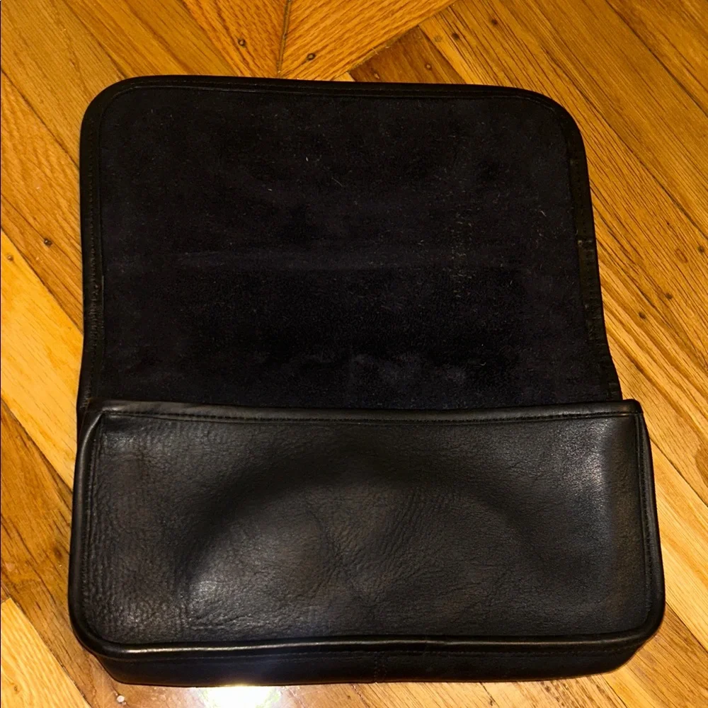 Coach Black Leather Men's or Women’s Clutch Wallet Vintage - Picture 11 of 13